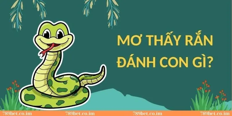 Các cặp số tương ứng với chiêm bao thấy rắn