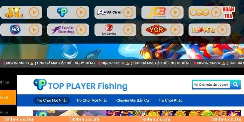 Nhà cung cấp bắn cá 789Bet uy tín
