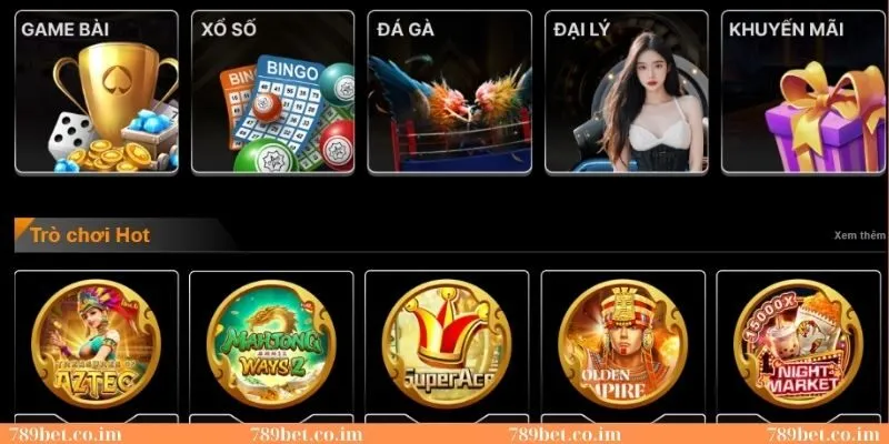 Sản phẩm cá cược đa dạng trên trang web