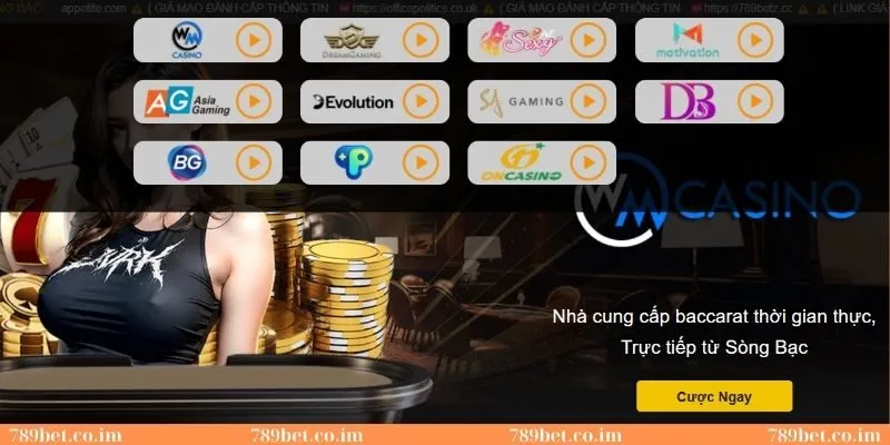 Sảnh chơi 789Bet casino